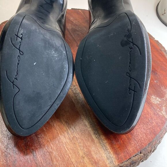 FRANCO SARTO 8.5 Black Preppy Platform Heels - Picture 6 of 10